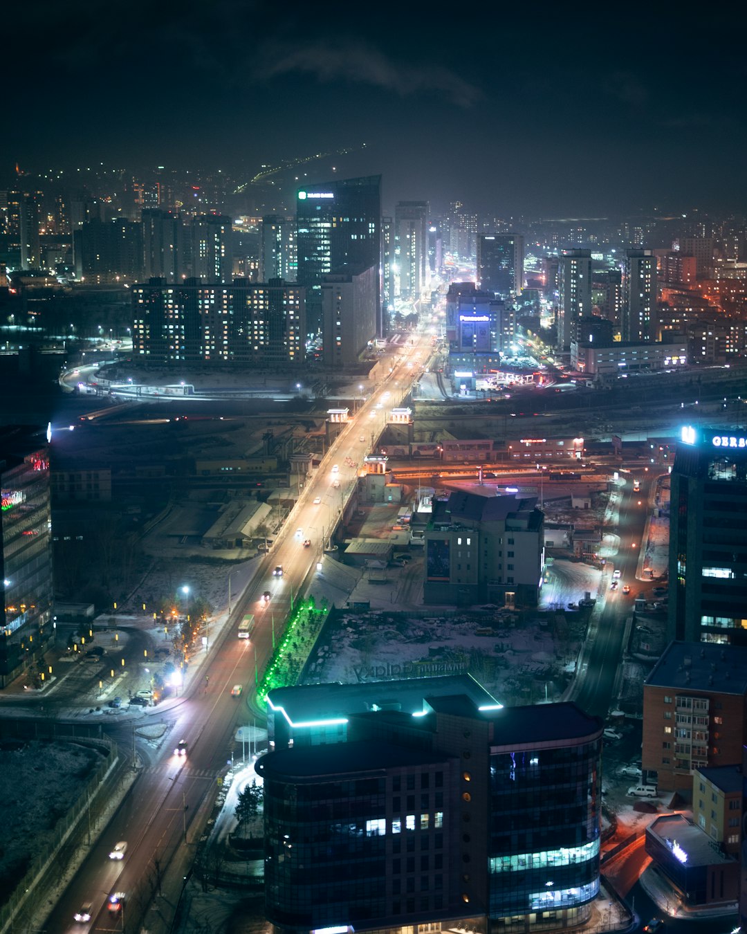 Night city photography